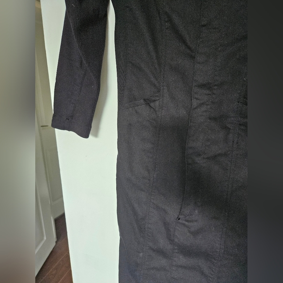 Black Raw Dress Size M - Picture 2 of 3